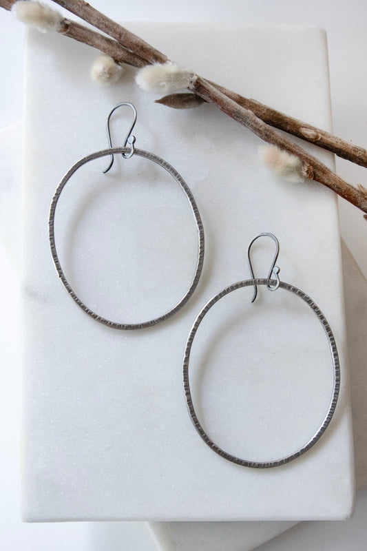Oval Forged Hoops - XL
