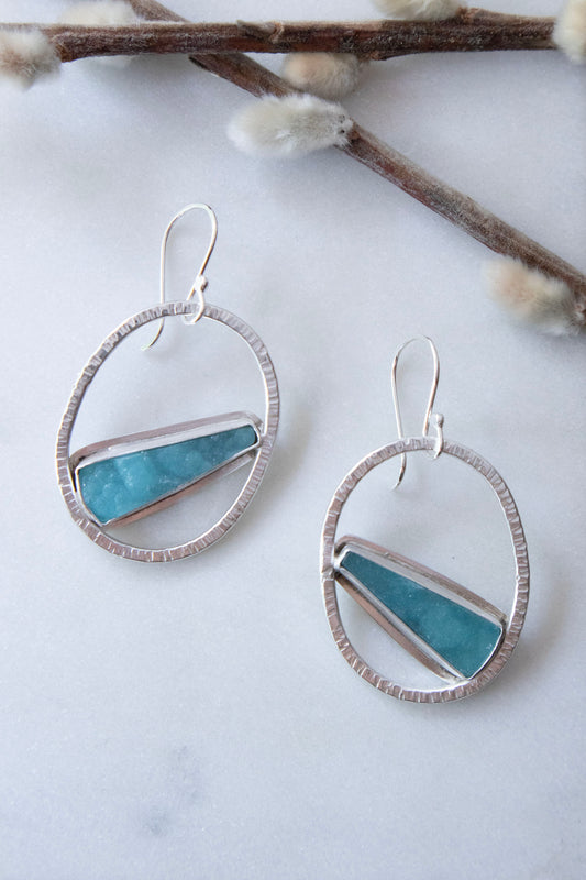 Forged Hoops with Smithsonite