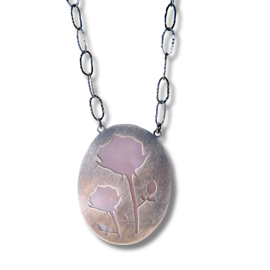 Rose quartz 2025 statement necklace