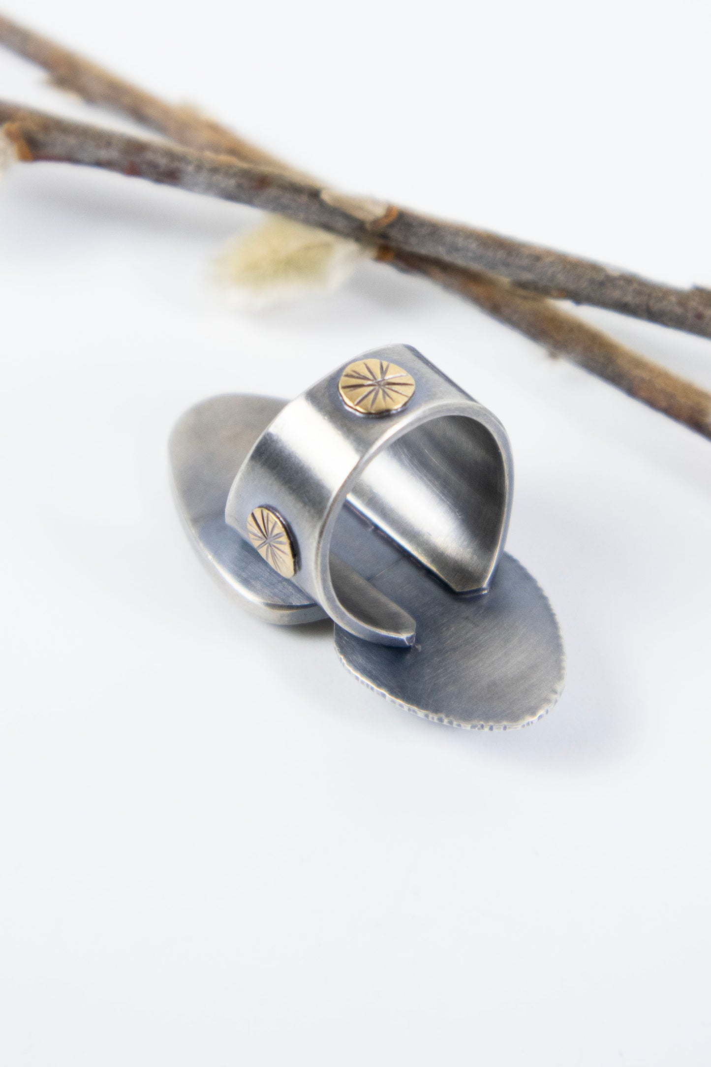Big Bear Ring with Aquamarine