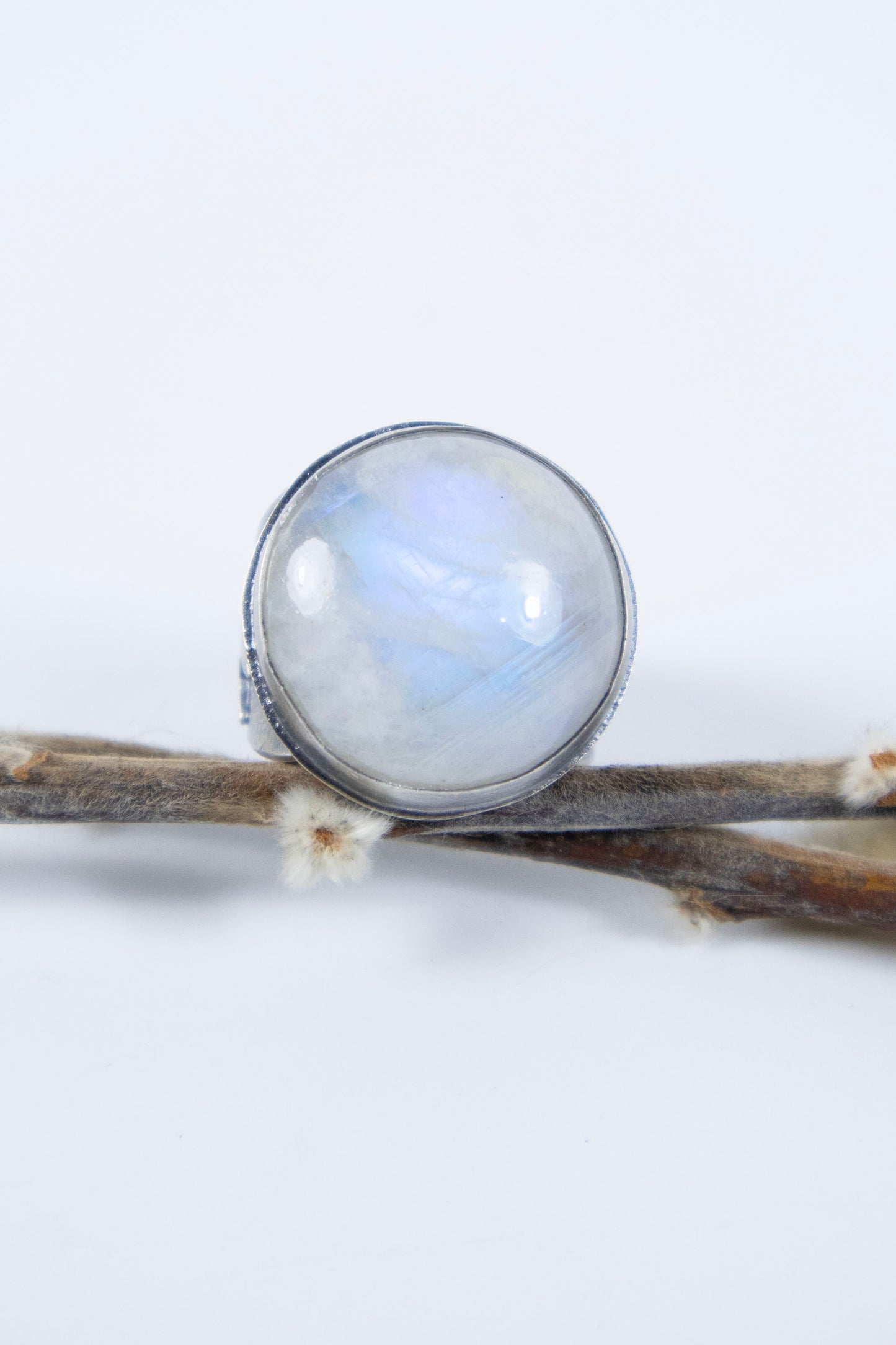 Moonstone Bear Ring
