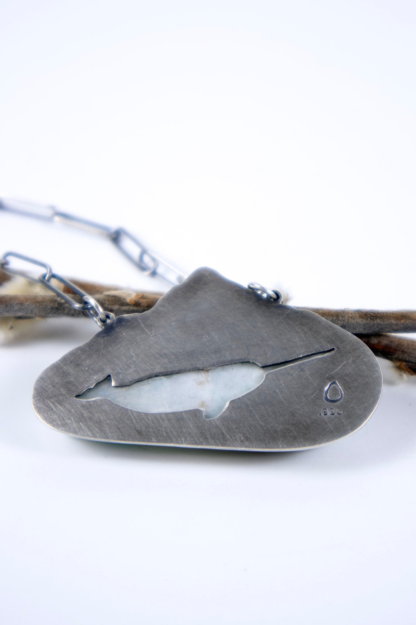 Polar Bear Crossing Necklace