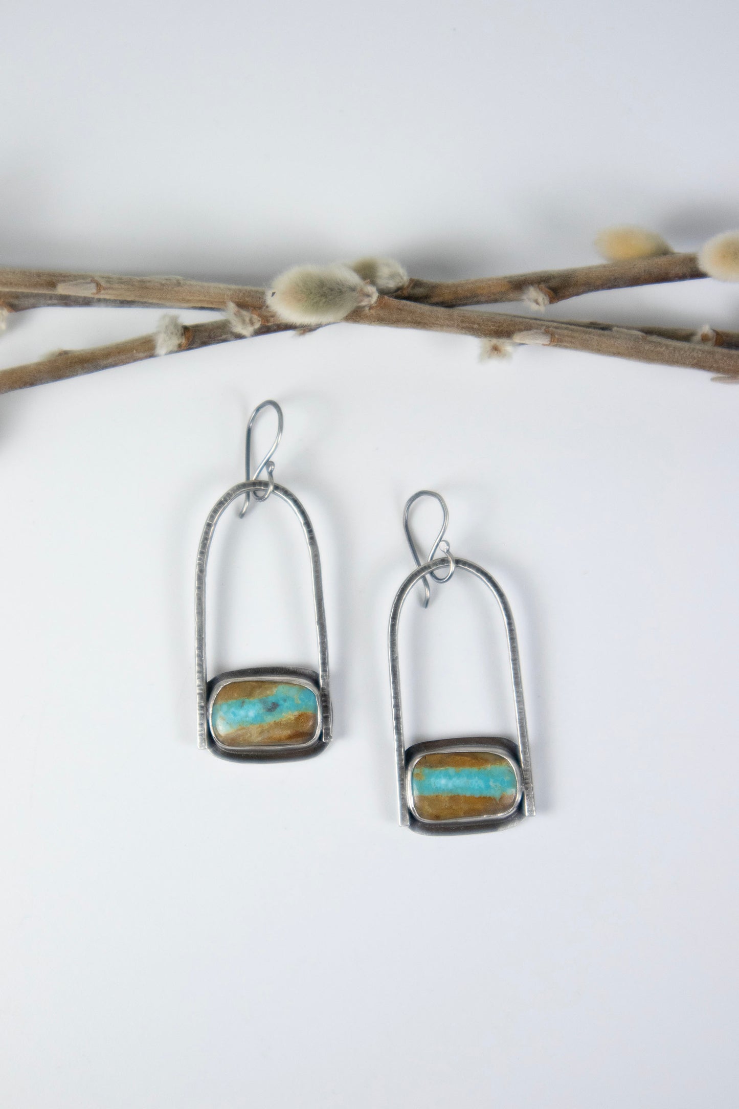 Royston River Turquoise Hoops