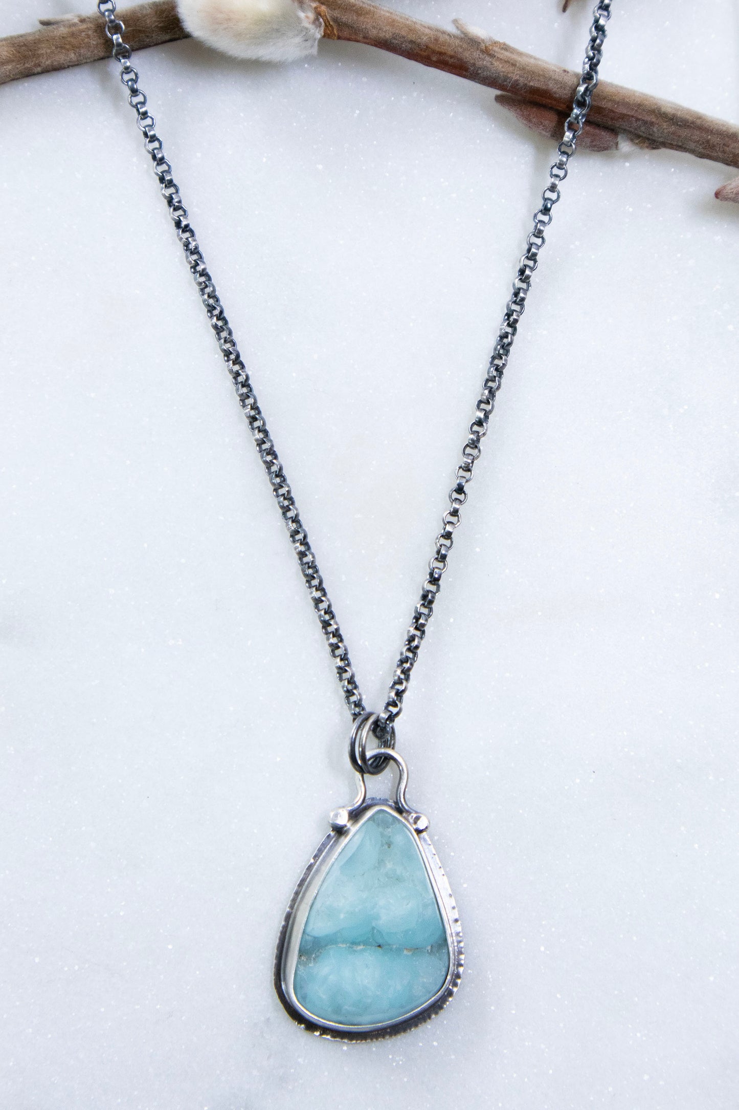 River Gods Necklace in Smithsonite