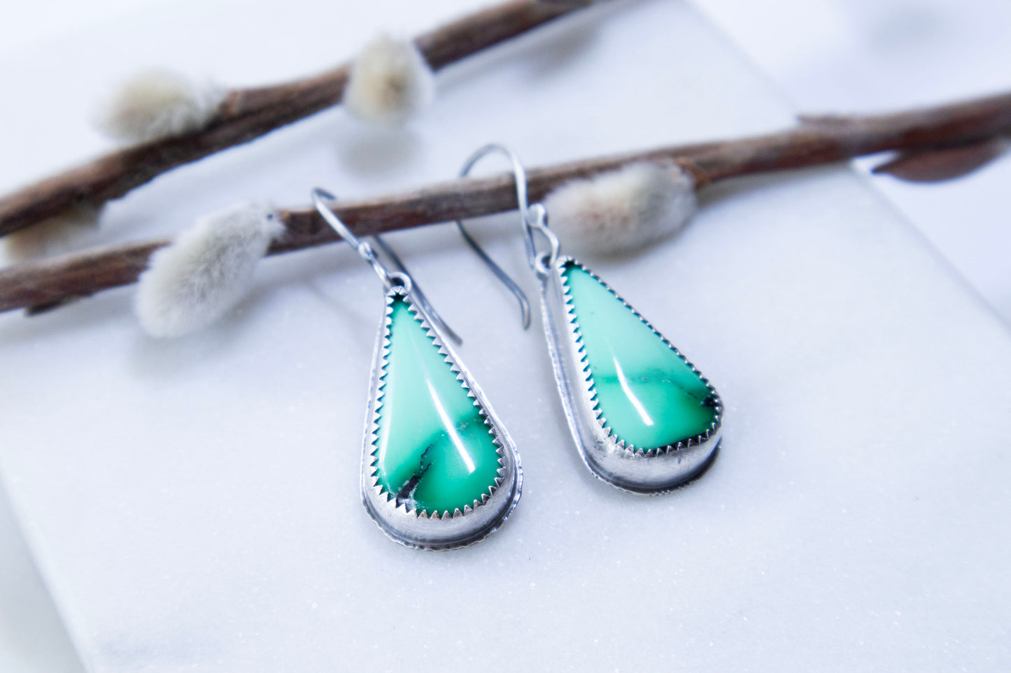 Variscite Earrings