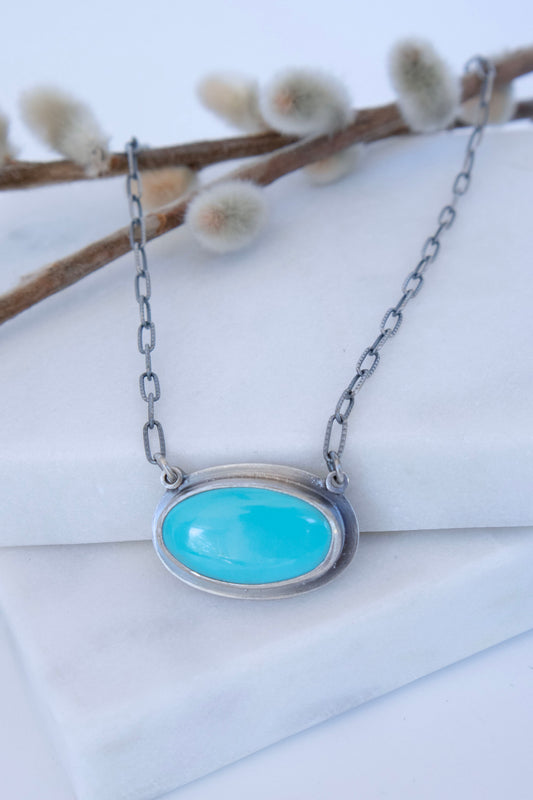Sky Necklace in Oxidized Silver