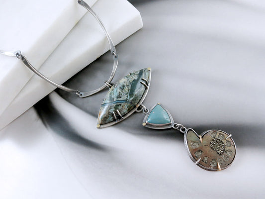 Rising from the Sea Necklace